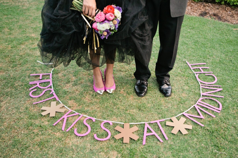 Colorful New Years Eve Wedding Inspiration via TheELD.com