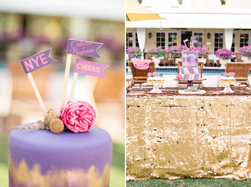 Colorful New Years Eve Wedding Inspiration via TheELD.com