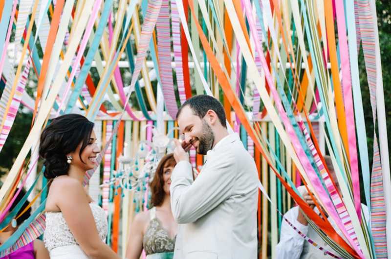 Colorful & Eclectic Rosemary Beach Wedding via TheELD.com