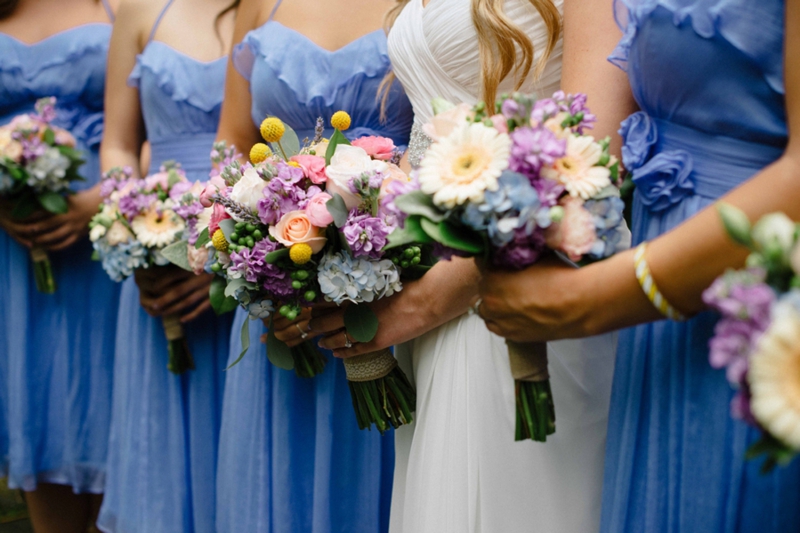 Fresh & Colorful Rustic Wedding via TheELD.com