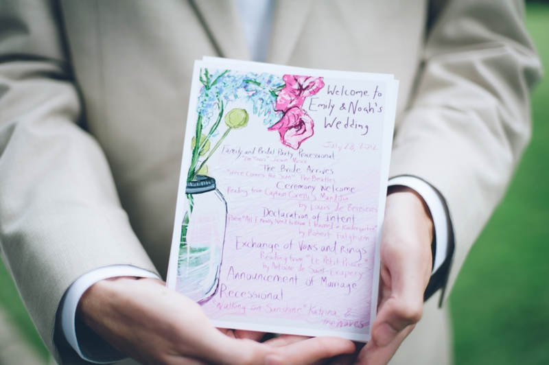 Fresh & Colorful Rustic Wedding via TheELD.com