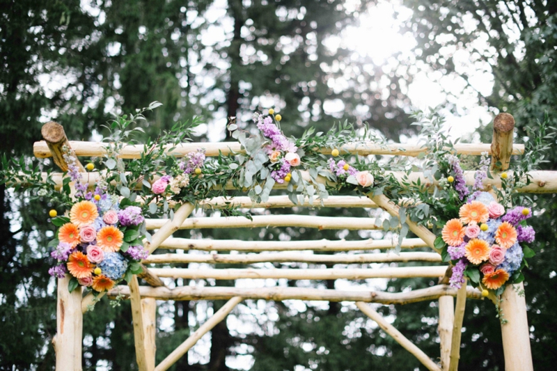 Fresh & Colorful Rustic Wedding via TheELD.com