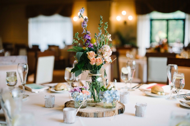 Fresh & Colorful Rustic Wedding via TheELD.com