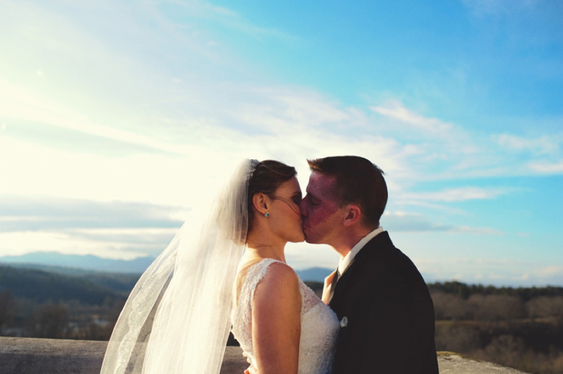 Elegant Silver and White Biltmore Estate Wedding via TheELD.com