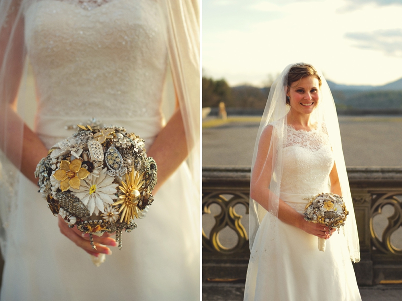 Elegant Silver and White Biltmore Estate Wedding via TheELD.com