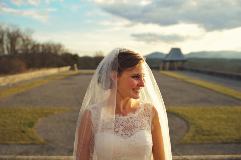 Elegant Silver and White Biltmore Estate Wedding via TheELD.com