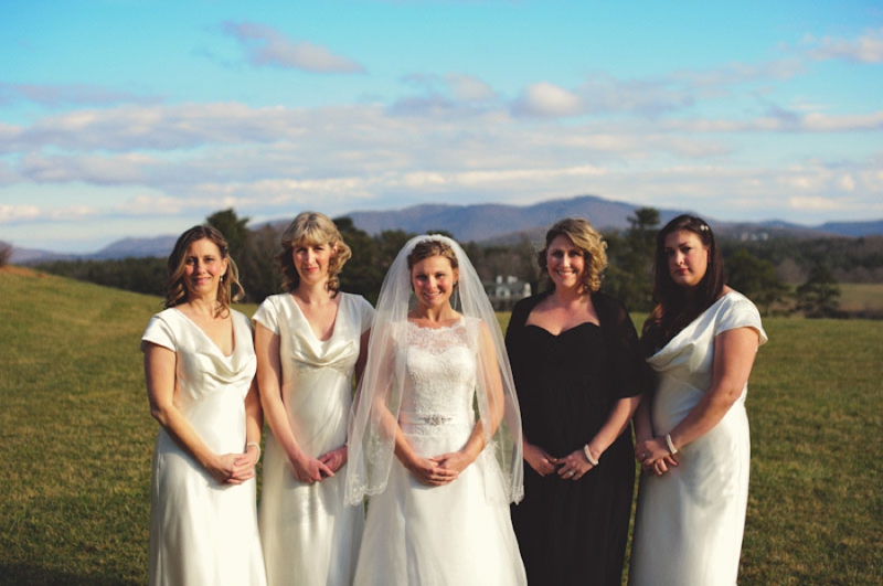 Elegant Silver and White Biltmore Estate Wedding via TheELD.com