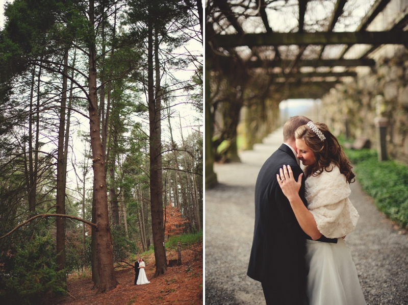 Elegant Silver and White Biltmore Estate Wedding via TheELD.com