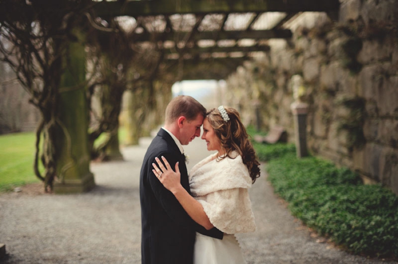 Elegant Silver and White Biltmore Estate Wedding via TheELD.com