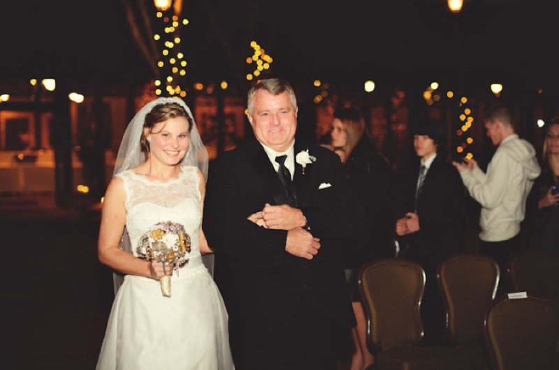 Elegant Silver and White Biltmore Estate Wedding via TheELD.com