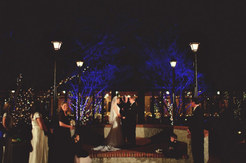 Elegant Silver and White Biltmore Estate Wedding via TheELD.com