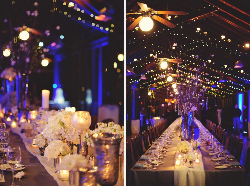 Elegant Silver and White Biltmore Estate Wedding via TheELD.com