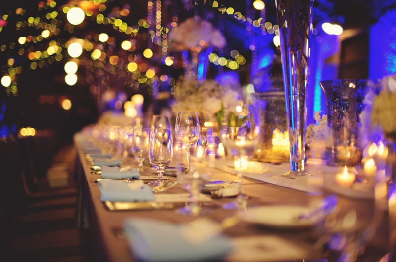 Elegant Silver and White Biltmore Estate Wedding via TheELD.com