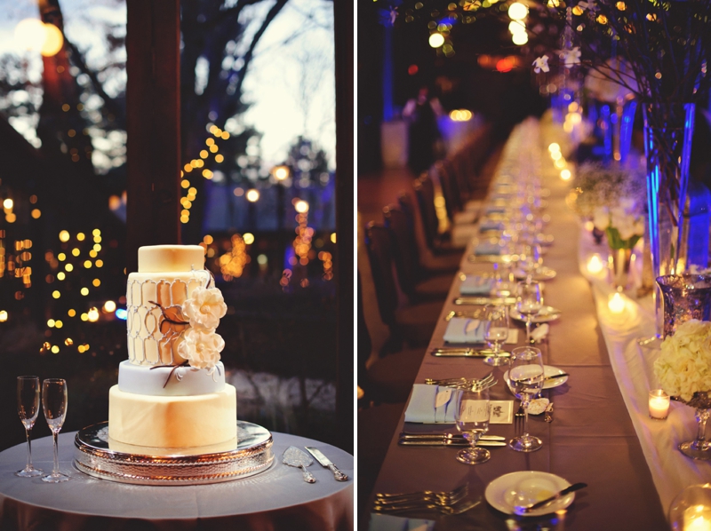 Elegant Silver and White Biltmore Estate Wedding via TheELD.com