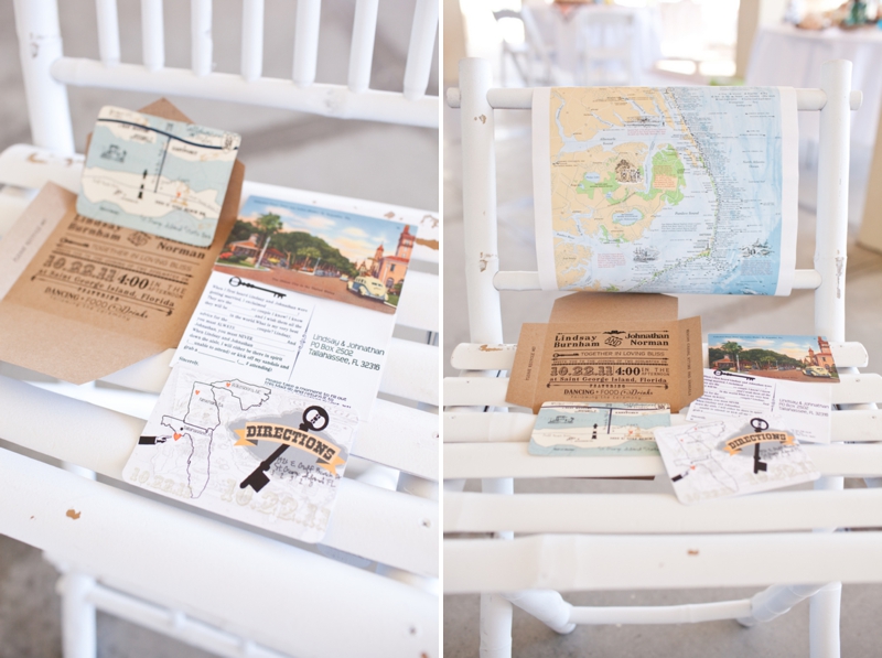 Eclectic Handmade St. George Island Wedding via TheELD.com