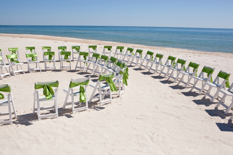 Eclectic Handmade St. George Island Wedding via TheELD.com