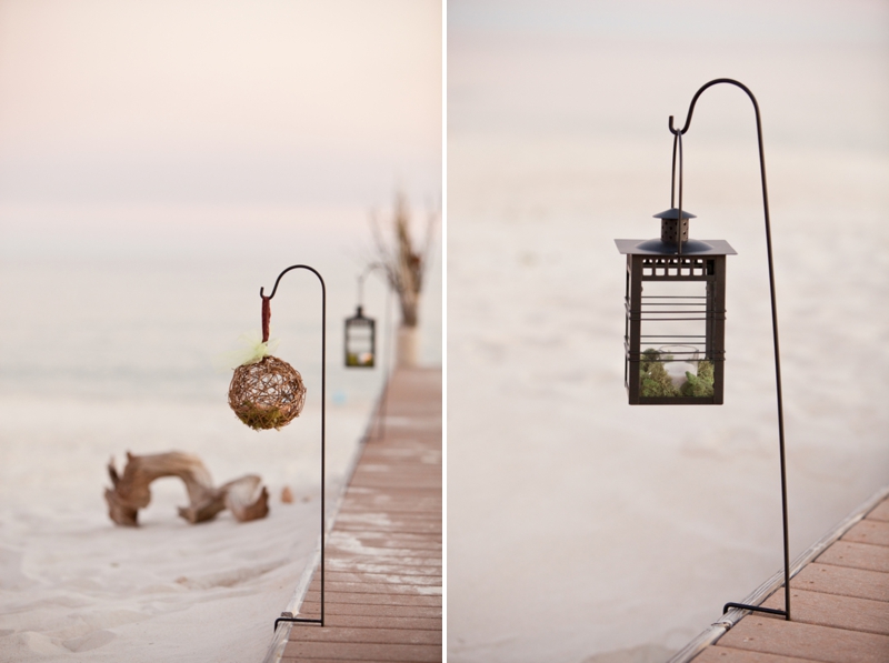 Eclectic Handmade St. George Island Wedding via TheELD.com