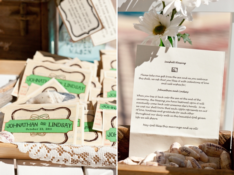 Eclectic Handmade St. George Island Wedding via TheELD.com