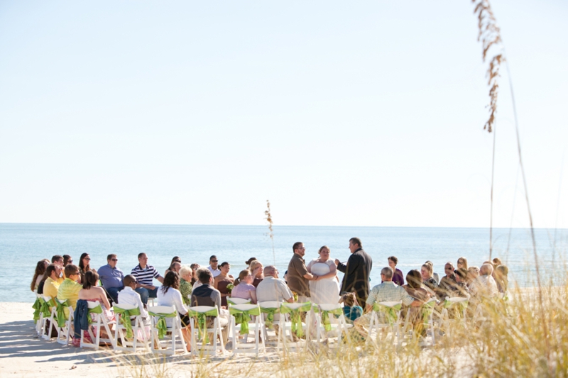 Eclectic Handmade St. George Island Wedding via TheELD.com