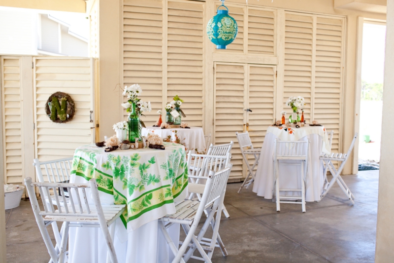 Eclectic Handmade St. George Island Wedding via TheELD.com