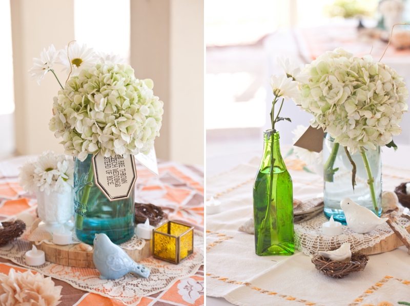 Eclectic Handmade St. George Island Wedding via TheELD.com