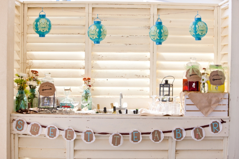 Eclectic Handmade St. George Island Wedding via TheELD.com