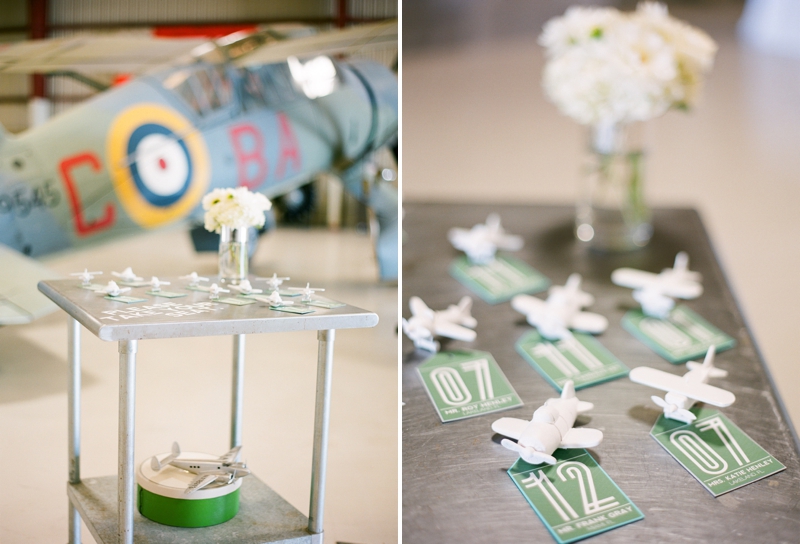 Emerald Green Aviation Inspired Wedding Inspiration via TheELD.com