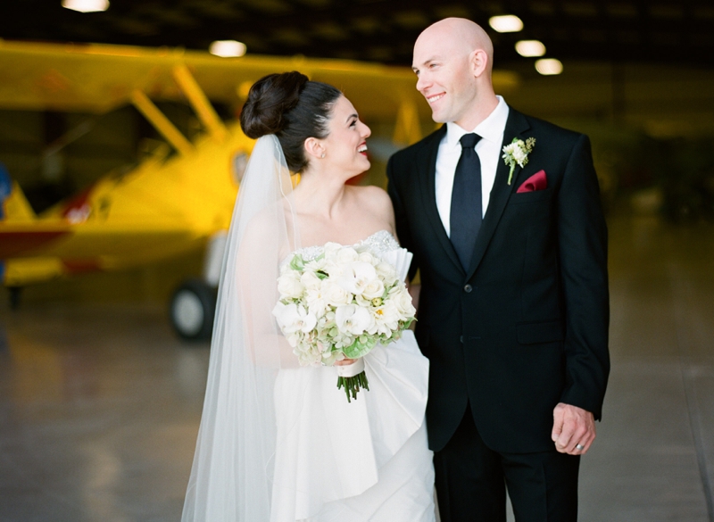 Emerald Green Aviation Inspired Wedding Inspiration via TheELD.com