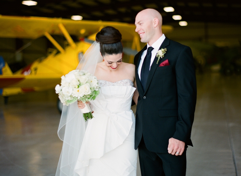 Emerald Green Aviation Inspired Wedding Inspiration via TheELD.com