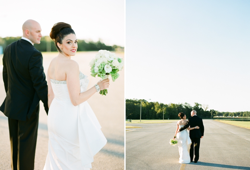 Emerald Green Aviation Inspired Wedding Inspiration via TheELD.com