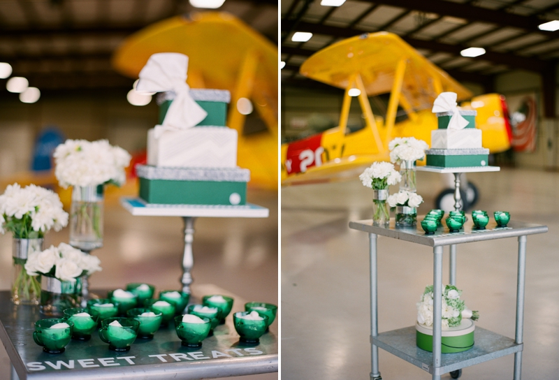 Emerald Green Aviation Inspired Wedding Inspiration via TheELD.com