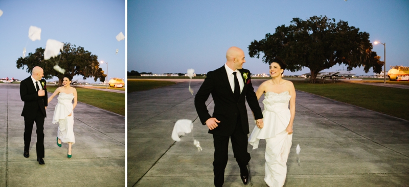 Emerald Green Aviation Inspired Wedding Inspiration via TheELD.com