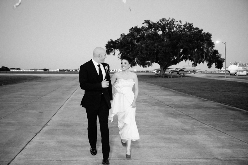 Emerald Green Aviation Inspired Wedding Inspiration via TheELD.com