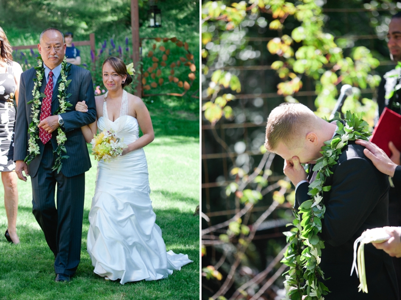 Handmade White, Gray & Yellow Wedding via TheELD.com