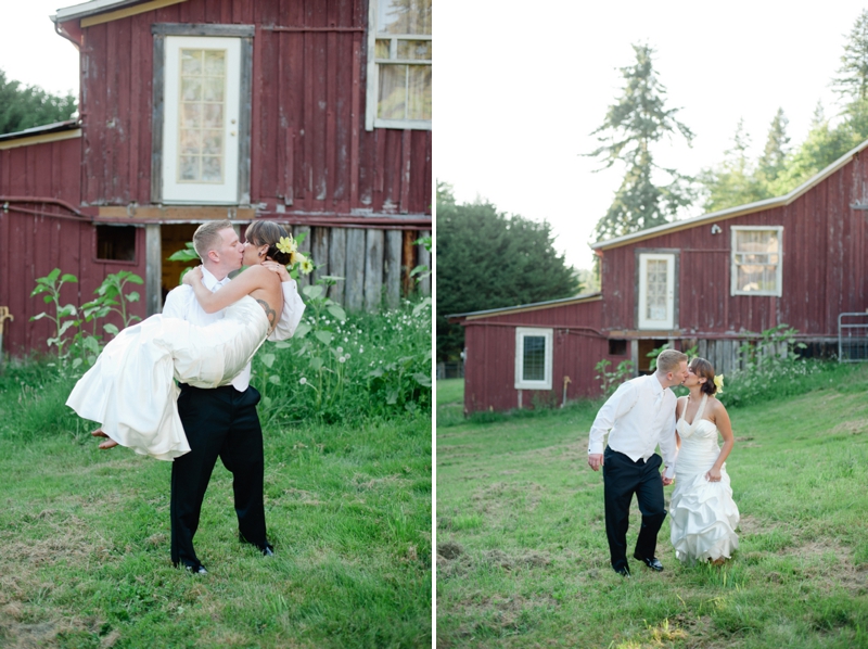 Handmade White, Gray & Yellow Wedding via TheELD.com