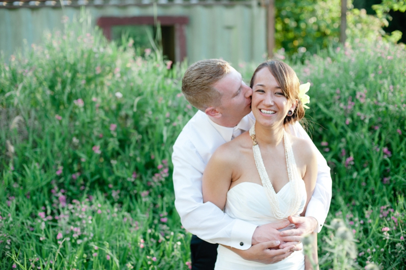 Handmade White, Gray & Yellow Wedding via TheELD.com