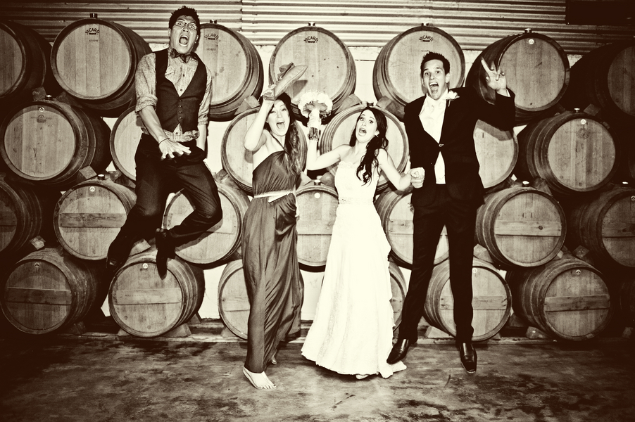 Rustic Elegant Australian Vineyard Wedding via TheELD.com