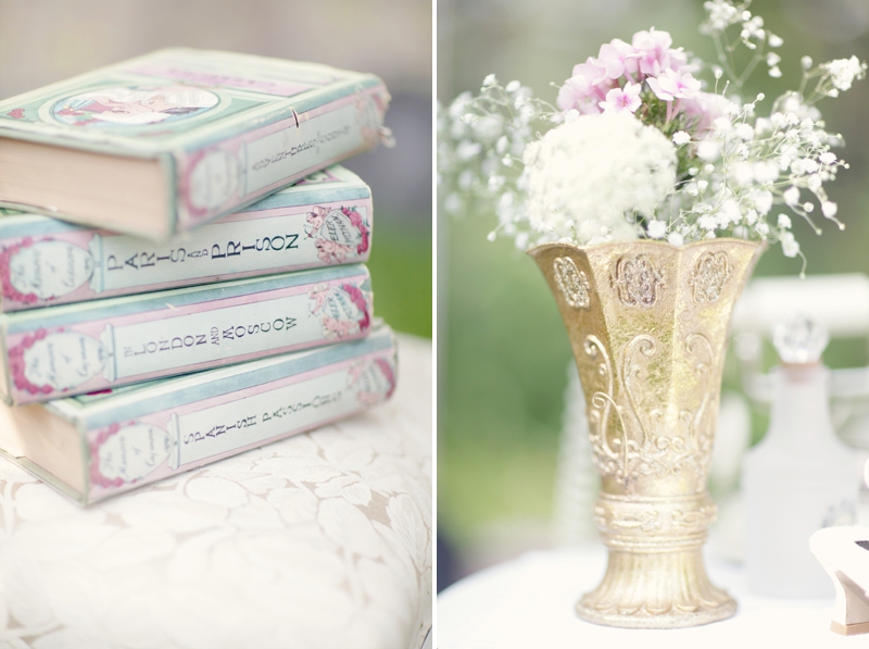 Pink Vintage Wedding Inspiration via TheELD.com