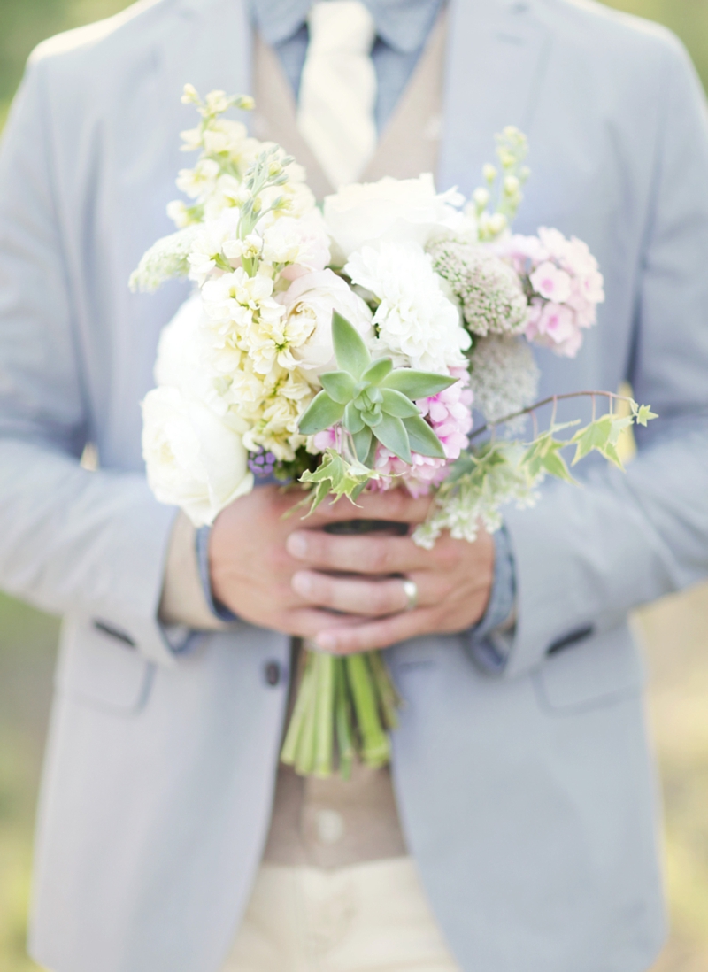 Pink Vintage Wedding Inspiration via TheELD.com