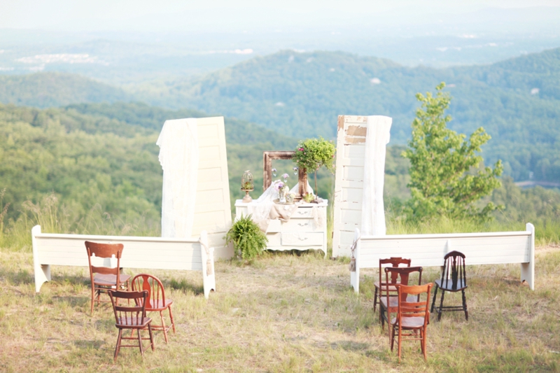 Pink Vintage Wedding Inspiration via TheELD.com