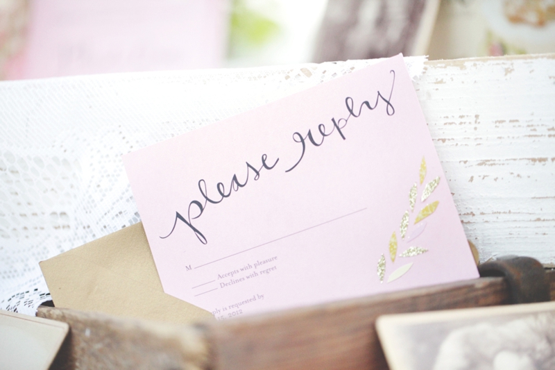 Pink Vintage Wedding Inspiration via TheELD.com