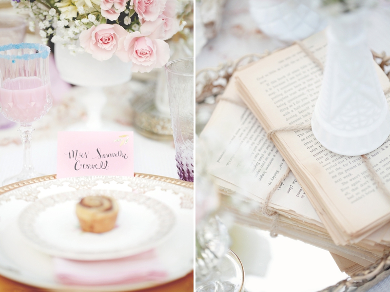 Pink Vintage Wedding Inspiration via TheELD.com