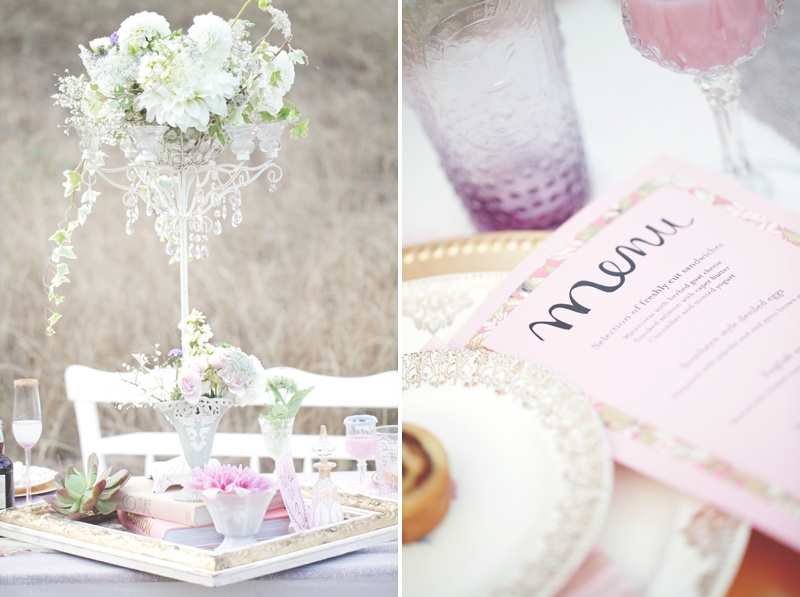 Pink Vintage Wedding Inspiration via TheELD.com