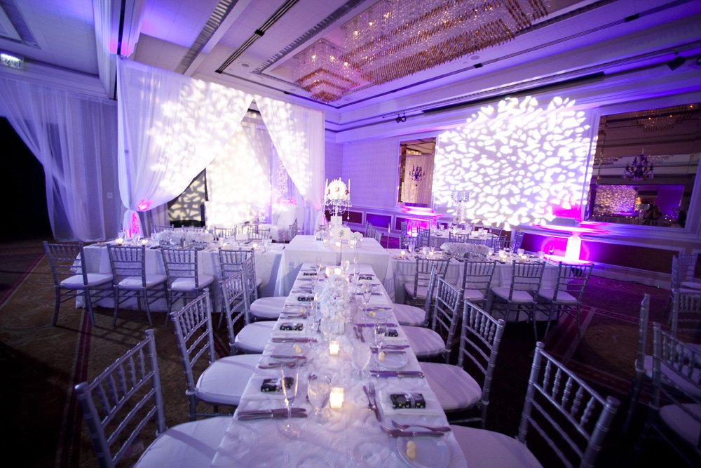 Purple and Green Modern Miami Wedding via TheELD.com