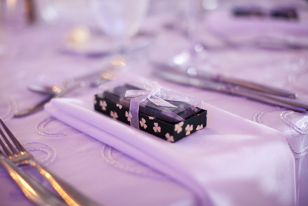 Purple and Green Modern Miami Wedding via TheELD.com