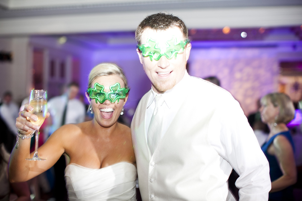 Purple and Green Modern Miami Wedding via TheELD.com