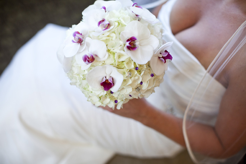 Purple and Green Modern Miami Wedding via TheELD.com