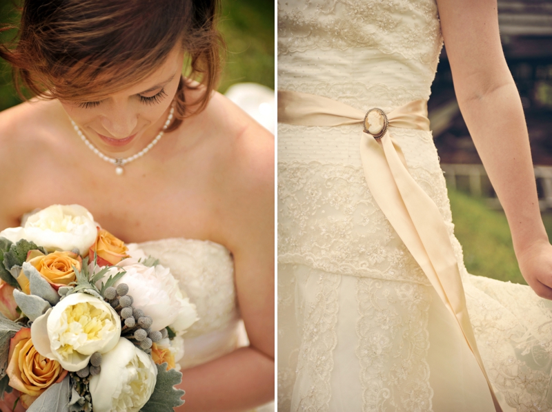 Southern Peach Inspired Bridal Shoot via TheELD.com