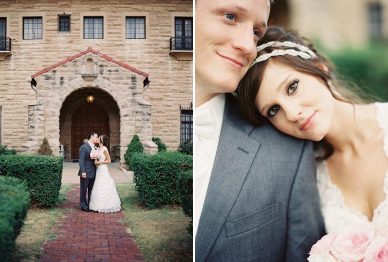 Vintage Blush Pink Oklahoma Wedding via TheELD.com