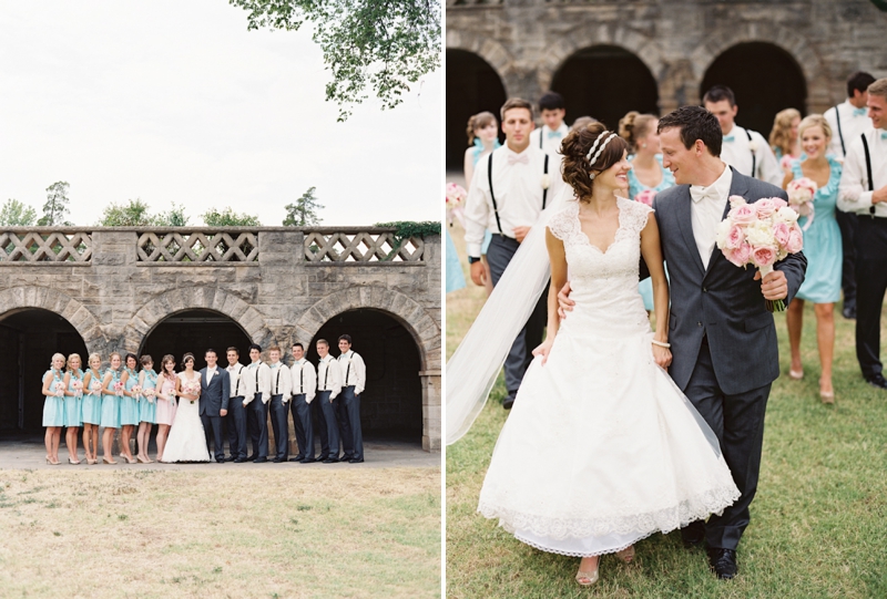 Vintage Blush Pink Oklahoma Wedding via TheELD.com